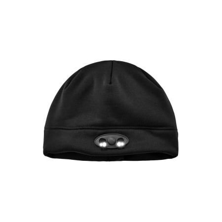 Ergodyne Ergodyne N-Ferno 6804 Skull Cap Beanie Hat With LED Lights, Black 16803